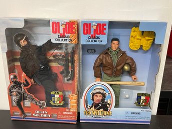 2 GI JOE Classic Collection TED WILLIAMS, DELTA SOLDIER