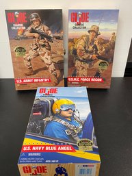 3 GI JOE Classic Collection Action Figures