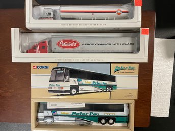 CORGI Peter Pan Trailways Bus SpecCast Tractor Trailers