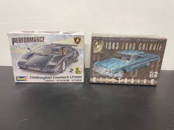 2 Plastic Model Car Kits