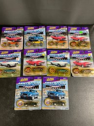 10 DIECAST JL IN PKG - MUSCLE CARS