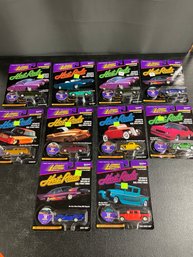 10 JOHNNY LIGHTNING DIECAST HOT RODS IN PKG