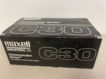 Blank Cassettes Maxell C30