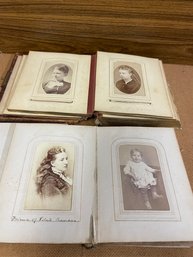 PHOTOS - ALBUMS MID-LATE 1800S-VARIOUS PEOPLE