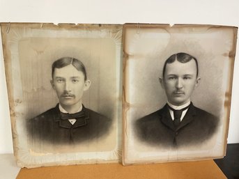 1888 & 1889 LARGE PENCIL DRAWINGS