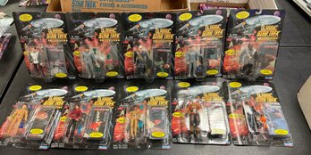 Complete Set Of 10 Star Trek Movie Figures