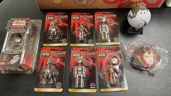 Star Wars Lot - Metal Keychains, Watch, Etc