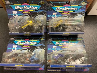 Complete Set Of 4 Micro Machines BABYLON 5