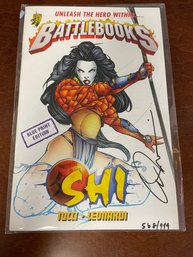SIGNED & NUMBERED COMIC BOOK SHI BATTLEBOOKS 568/999