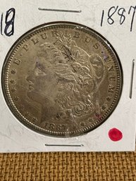 1887 MORGAN SILVER DOLLAR