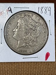 1889 SILVER MORGAN DOLLAR