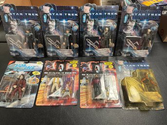 Star Trek Lot Of 8 Figures