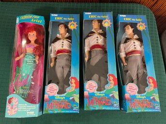 Disney Little Mermaid Dolls Ariel And Eric
