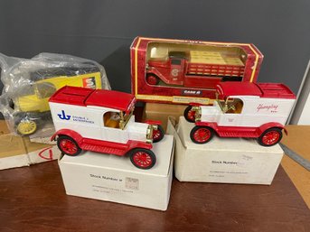4 ERTL DIECAST TRUCKS