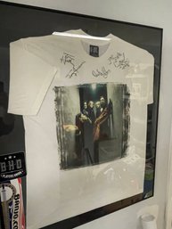 AEROSMITH Signed XL T-Shirt NINE LIVES TOUR