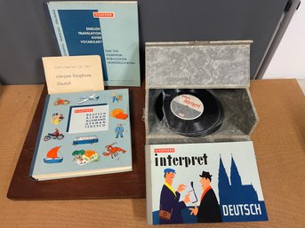 VISAAPHONE - LEARN GERMAN KIT - 1960S