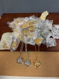 LOT OF 88 MOTORCYCLE NECKLACES