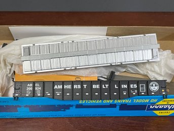 ATHEARN 99363 HO SCALE 50' COVERED GONDOLA ABEL AMHERST BELT LINES - NEW