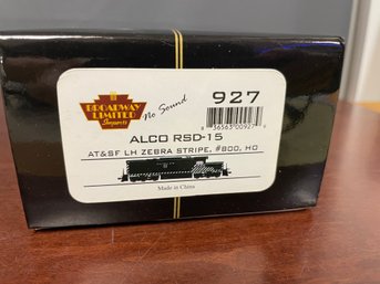 BROADWAY LIMITED 927 HO SCALE ALCO RSD-15 ATSF NEW