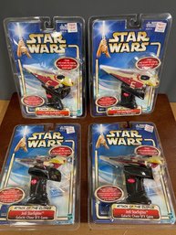 4 TIGER ELECTRONICS STAR WARS JEDI STARFIGHTER SFX GAME - ATTACK OF THE CLONES