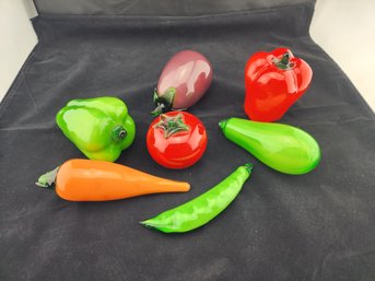 Assortment Of Glass Vegetables