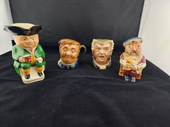 Various Made In England Toby Jugs