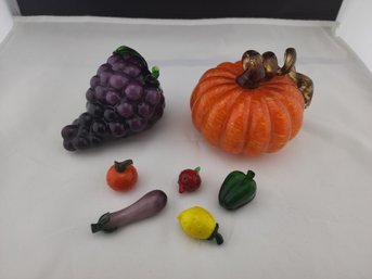 Tiny (murano?) Glass Fruit, So Cute!