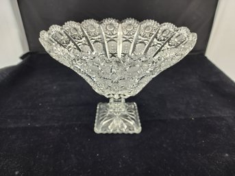 Sparkly Crystal Compote Footed Bowl