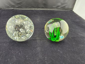 Glass Paperweight Globes