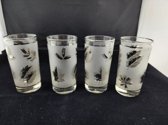 Libbey Silver Foliage Hi-ball Tumblers