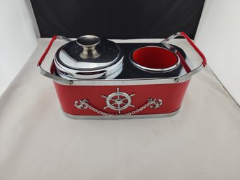 MCM Nautical Musical Portable Bar