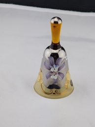 Gorgeous Murano Glass 24K Gold Bell, Like New!