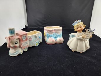 Vintage Porcelain Planters