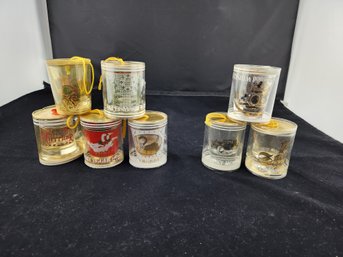 Big Lot Of Culver 22K Gold Whisky Jiggers Still In Original Packaging!