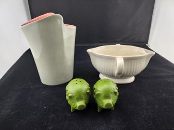 Red Wing Vase & More Pottery