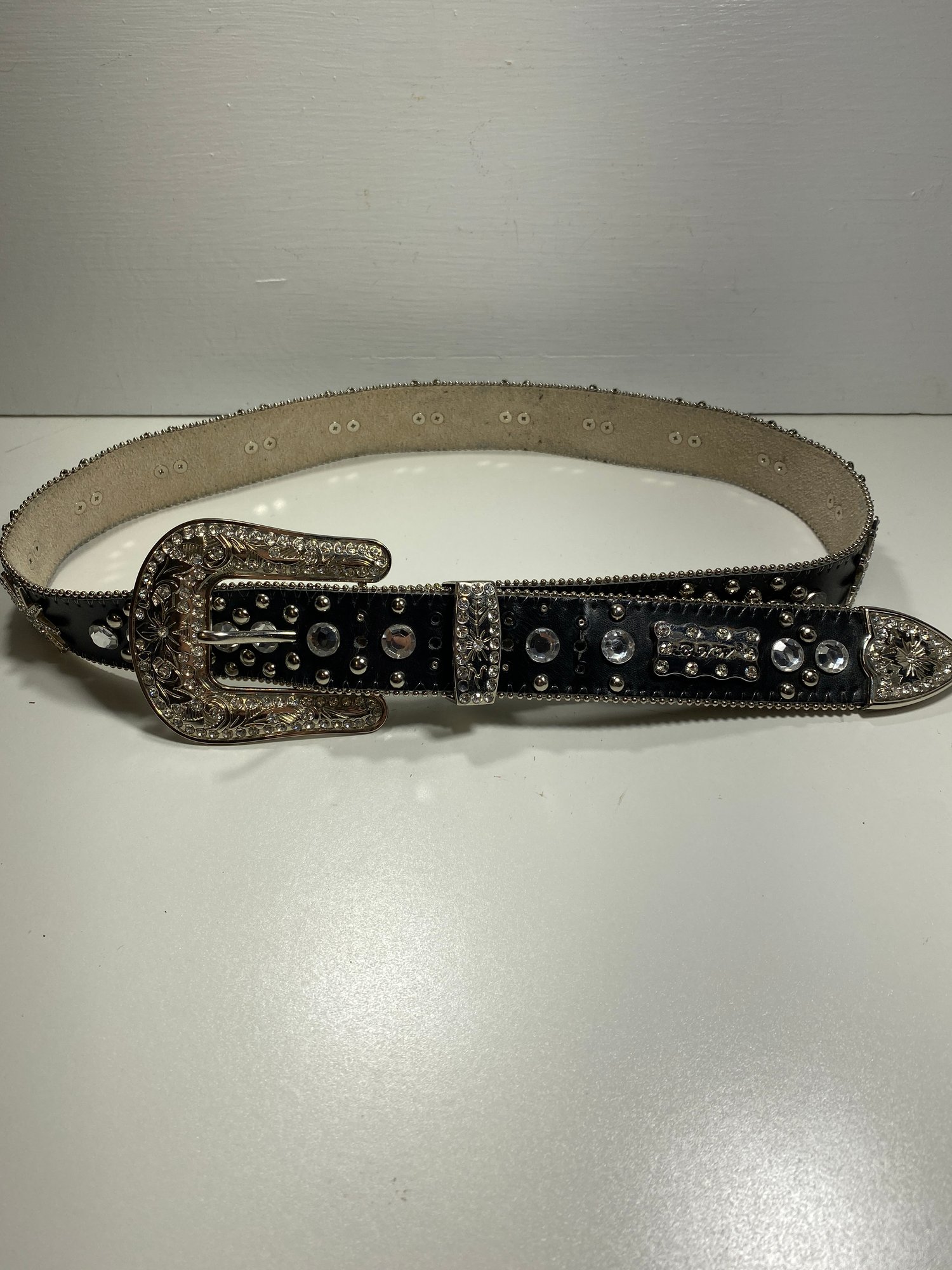 BHW belt BHW cowgirl Leather Turquoise cowhide | Mercari main image 2
