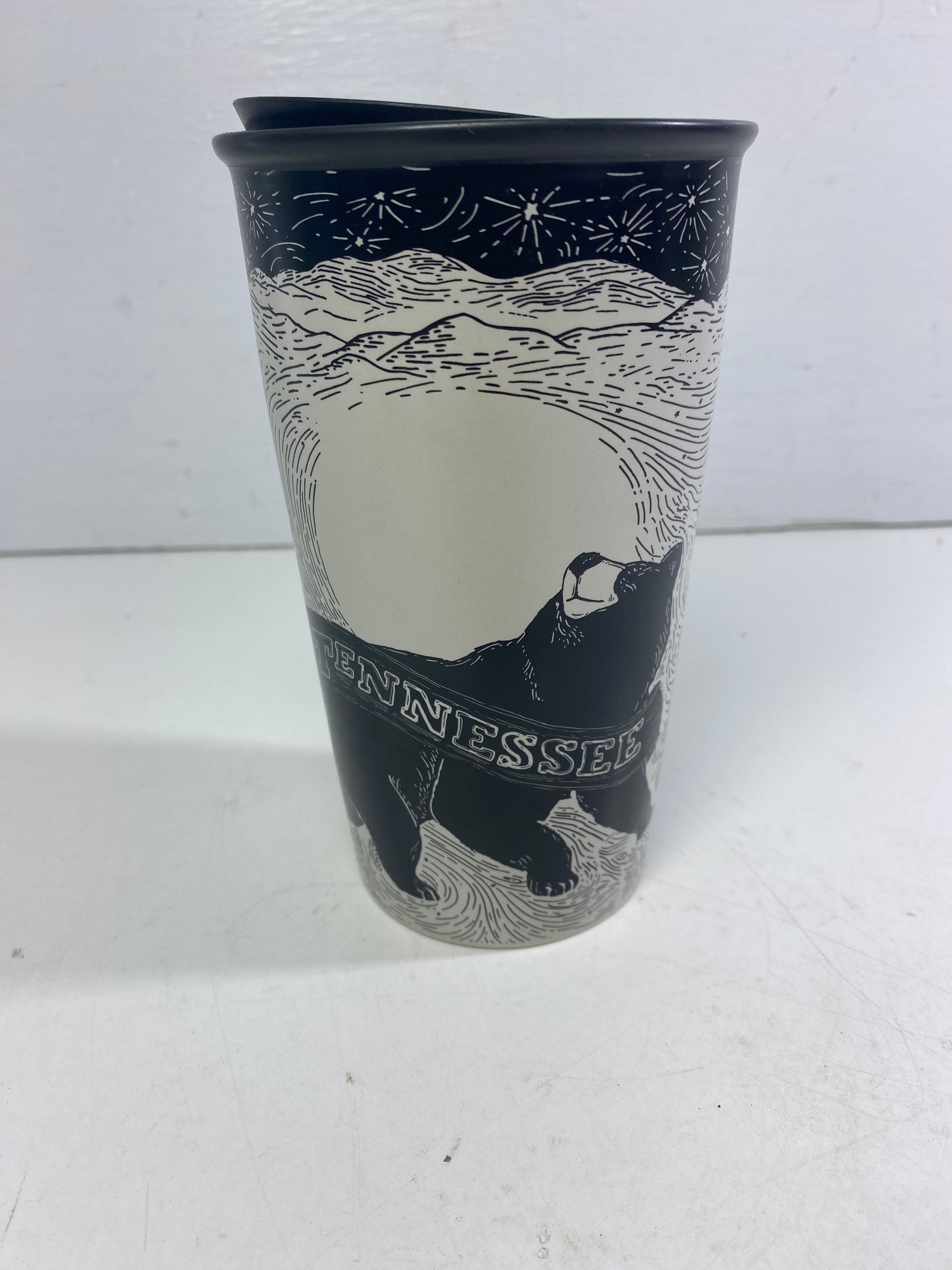 Brand New 2016 Starbucks Tennessee Bear 12 Oz. Ceramic Travel Coffee Mug  #9004 | Auctionninja.com