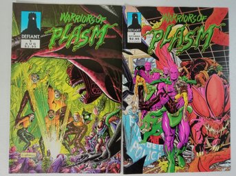 Warriors Of Plasm #1 And #2 Defiant Comics 1993
