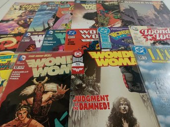 Lot Of 16 Wonder Woman Comic Books DC Most In Poor Conditon