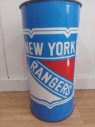 1994 New York Rangers Metal Trash Can