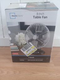Mainstays 8 Inch Table Fan Brand New