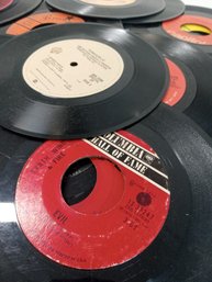 Lot Of 30 45 Records Poor Conditon