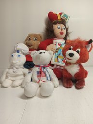 Lot Of 5 Plushie Disney Pillsbury More