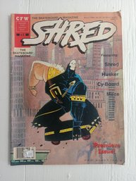 Shred Magizine Skateboarding First Issue 1988