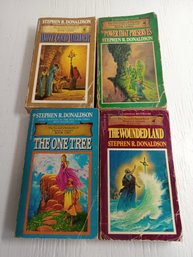 Stephen R Donaldson Fantasy Book Lot Of 4 80s Editions Del Rey