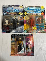 Star Trek Figures Lot Of 3