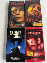 VHS Horror Lot Of 4