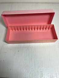 15 Cassette Tape Holder 2 Tone Pink