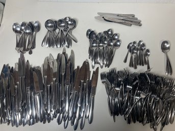385 Piece Walco Stainless Steel Flatware