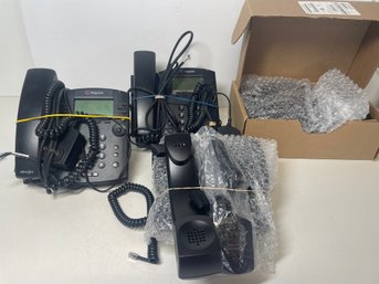 Lot Of 4 Polycom VVX311 Phone System - Working